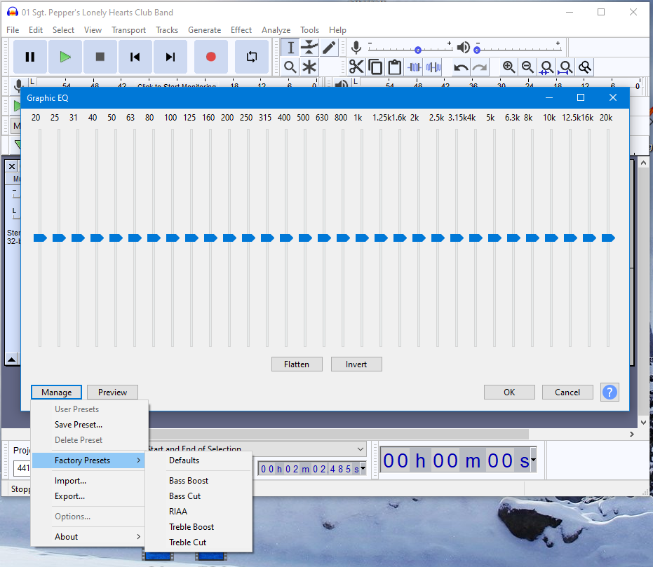 Add Presets for the Noise Reduction effect · Issue 2572 · audacity