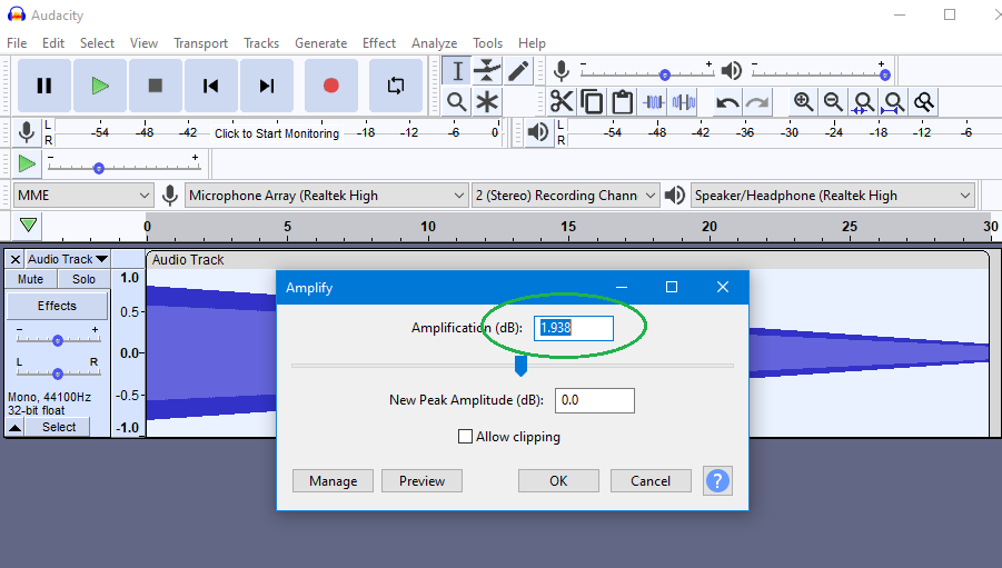 Amplify fails to default offer amplification to 0db · Issue 2700