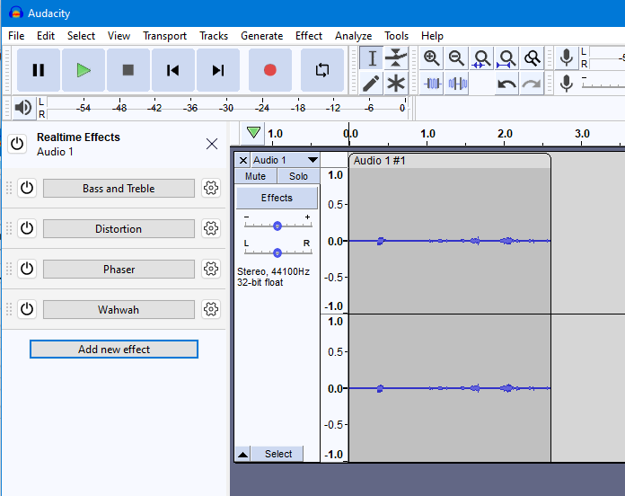Saved project duplicates the Effects Stack of stereo tracks on