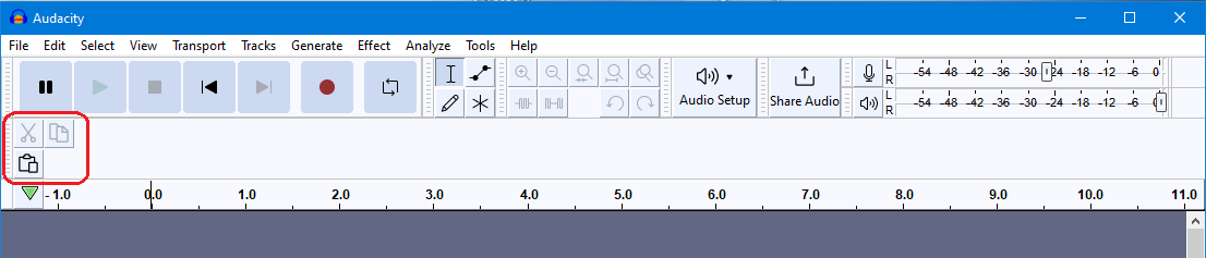 Restore the Cut, Copy and Paste buttons as a new (hidden by default ...