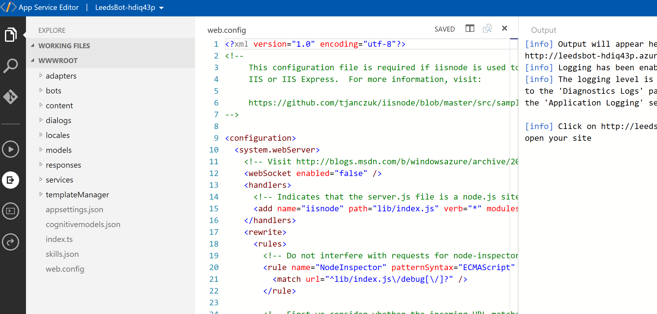 Works in Emulator but not in Test Web Chat or MS Teams · Issue #2331 ...