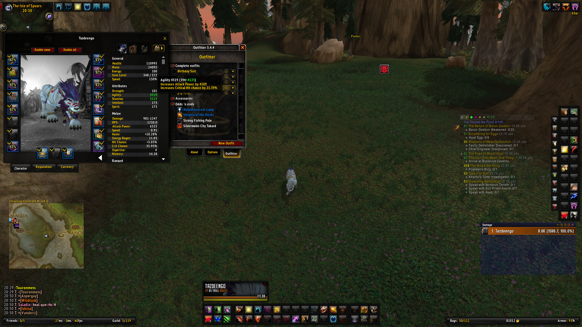 [Class] primary stat only giving half stats for druids · Issue 2596 · WoWManiaUK/BlackwingLair