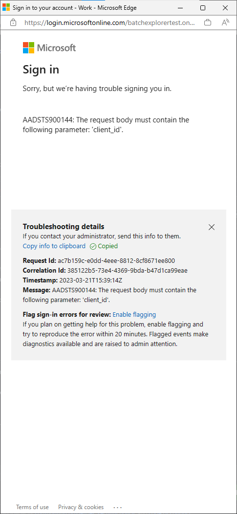 Cannot provide admin consent from test tenant · Issue #2462 ...