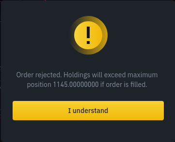Binance BLVT max position size · Issue #9996 · ccxt/ccxt · GitHub