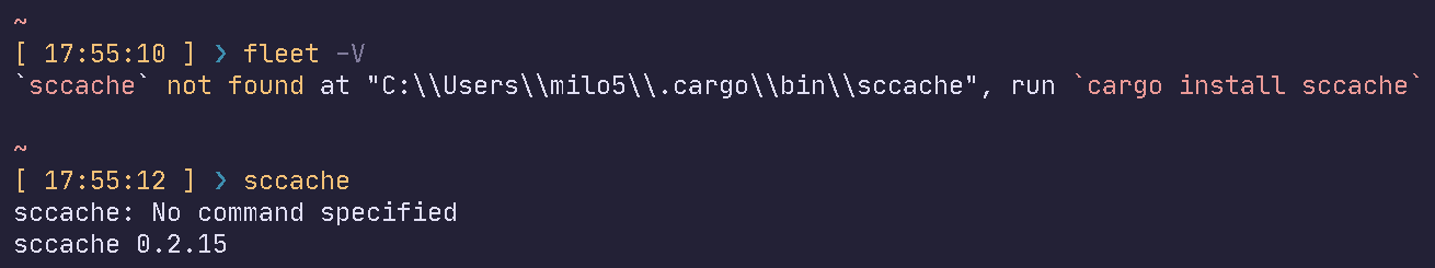 Fleet doesn't work if rustup is installed via scoop · Issue #11 ...