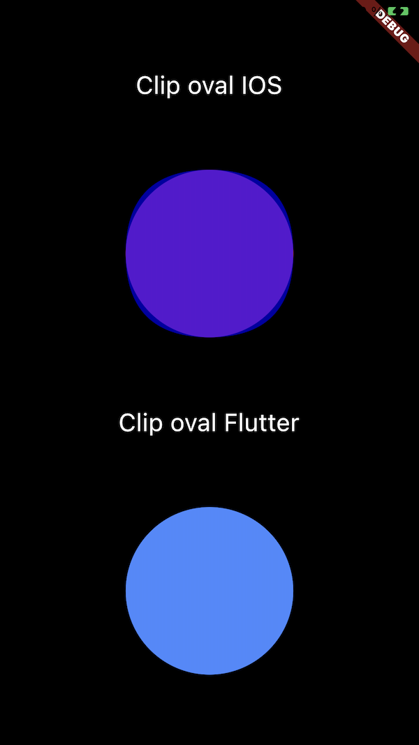 ClipOval for native view is not working on Android & IOS · Issue