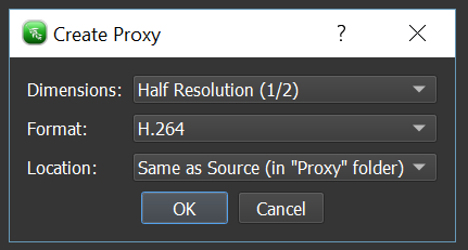 Proxy Generation doesn't work on Windows/ Proxy Render Indicator ...