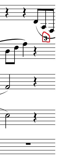 Horizontal alignment with different key signatures · Issue #1315 ...