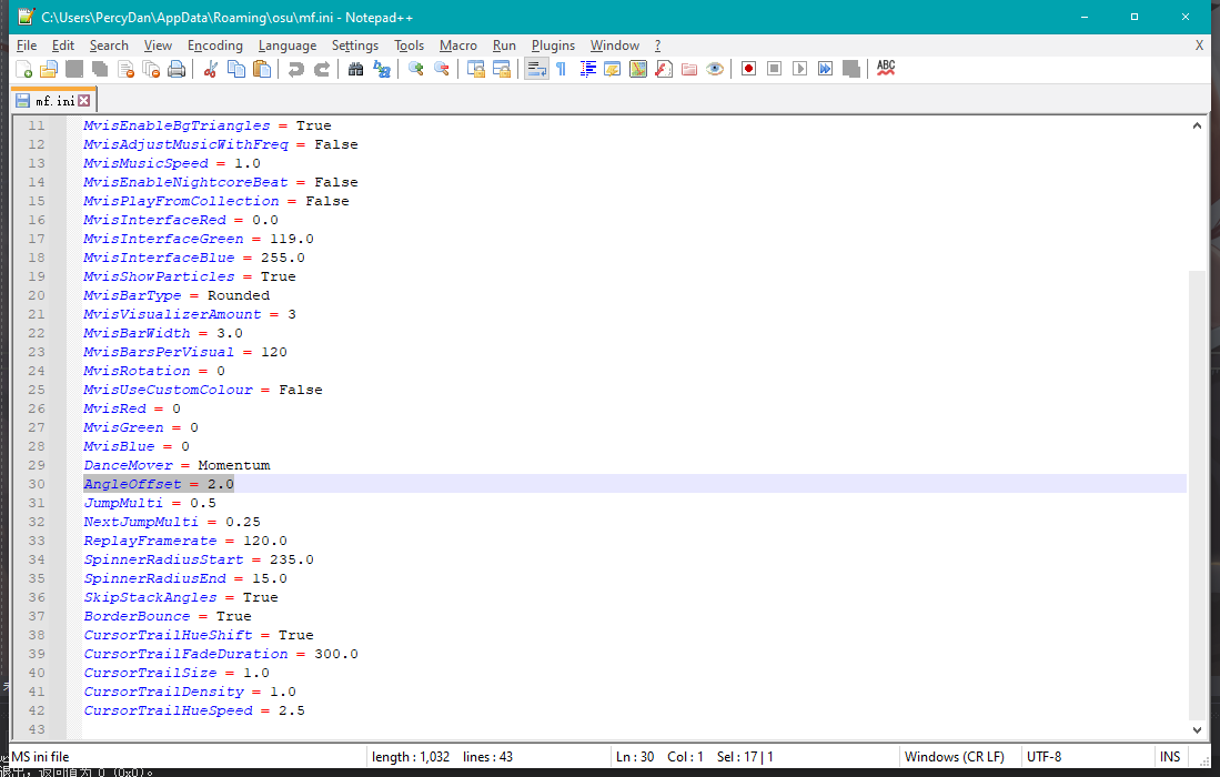 Config value will display as float.MAX_VALUE if its value exceeds max