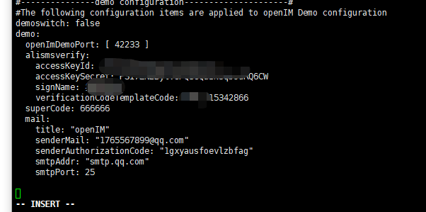 把短信服务改了自己的阿里云配置 运行不了 · Issue #106 · openimsdk/open-im-server · GitHub