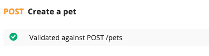 endpoint validated
