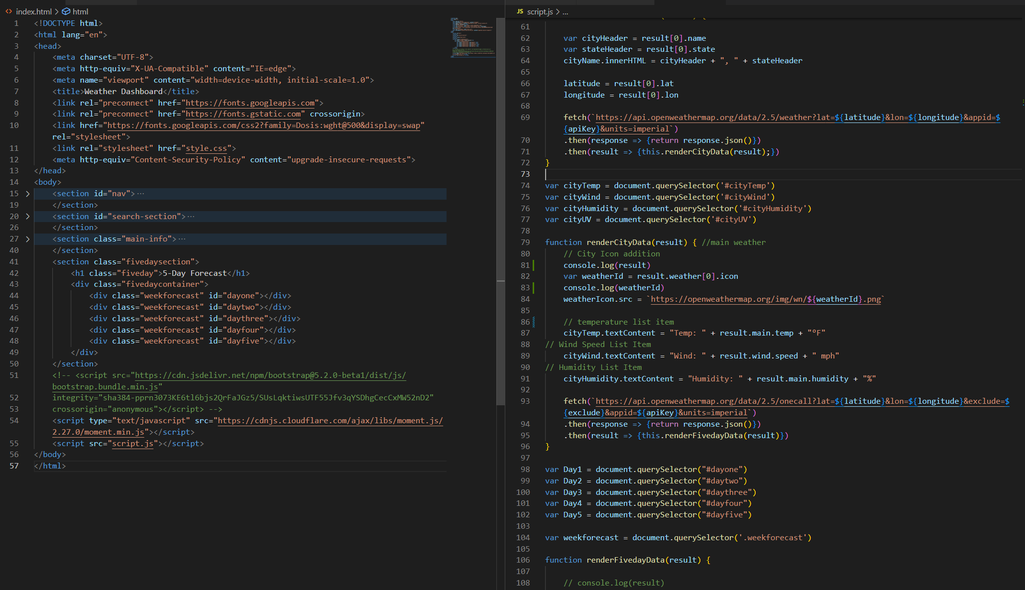 GitHub - noellerjd/Weather-Dashboard · GitHub