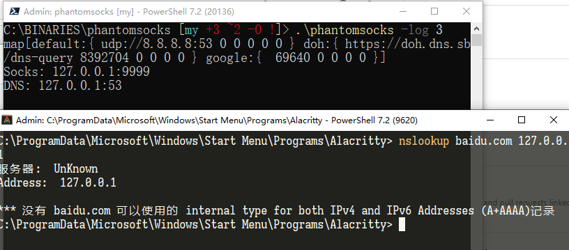 Windows 上配置的 dns service 无法使用 · Issue #53 · macronut/phantomsocks · GitHub