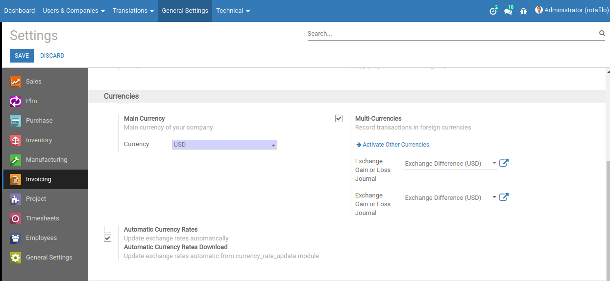 configuracion