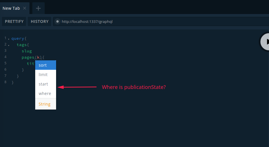 Strapi GraphQL does not allow publishedStatus · Issue #8443 · strapi ...