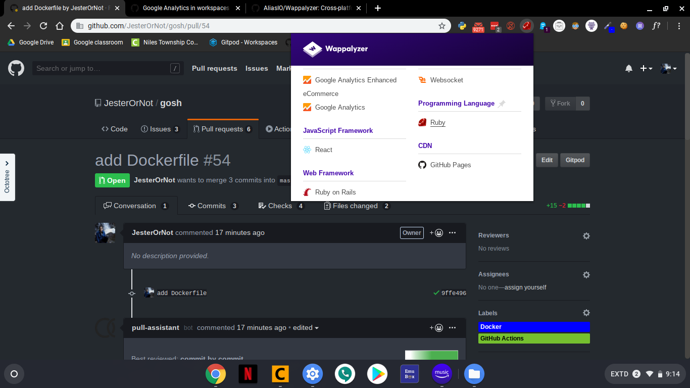 Google Analytics in workspaces · Issue #956 · gitpod-io/gitpod · GitHub