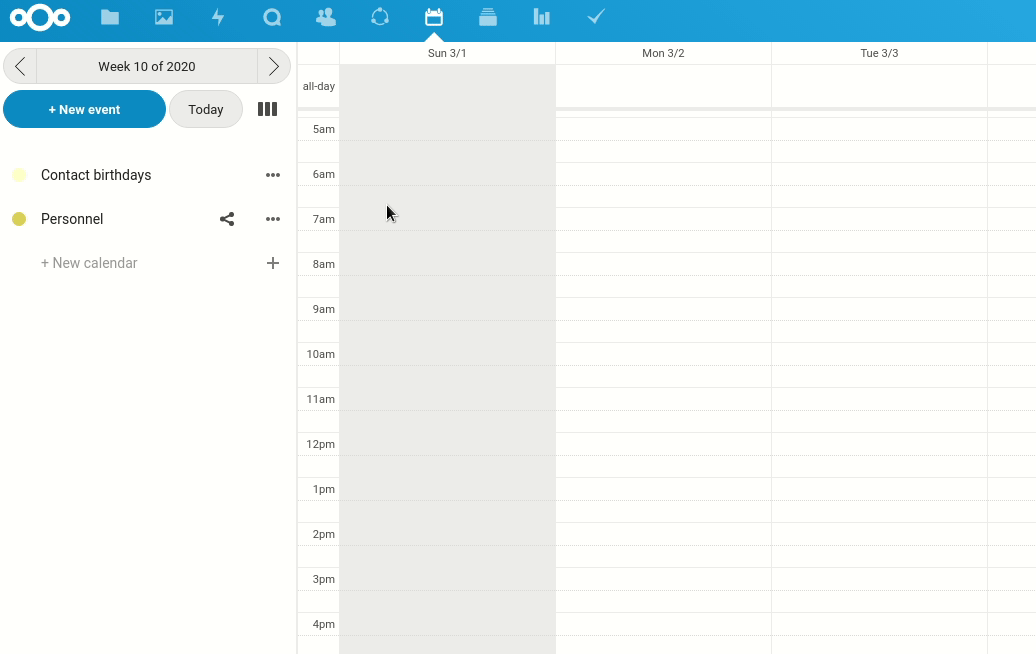 Nextcloud Calendar 2 0 2 bug