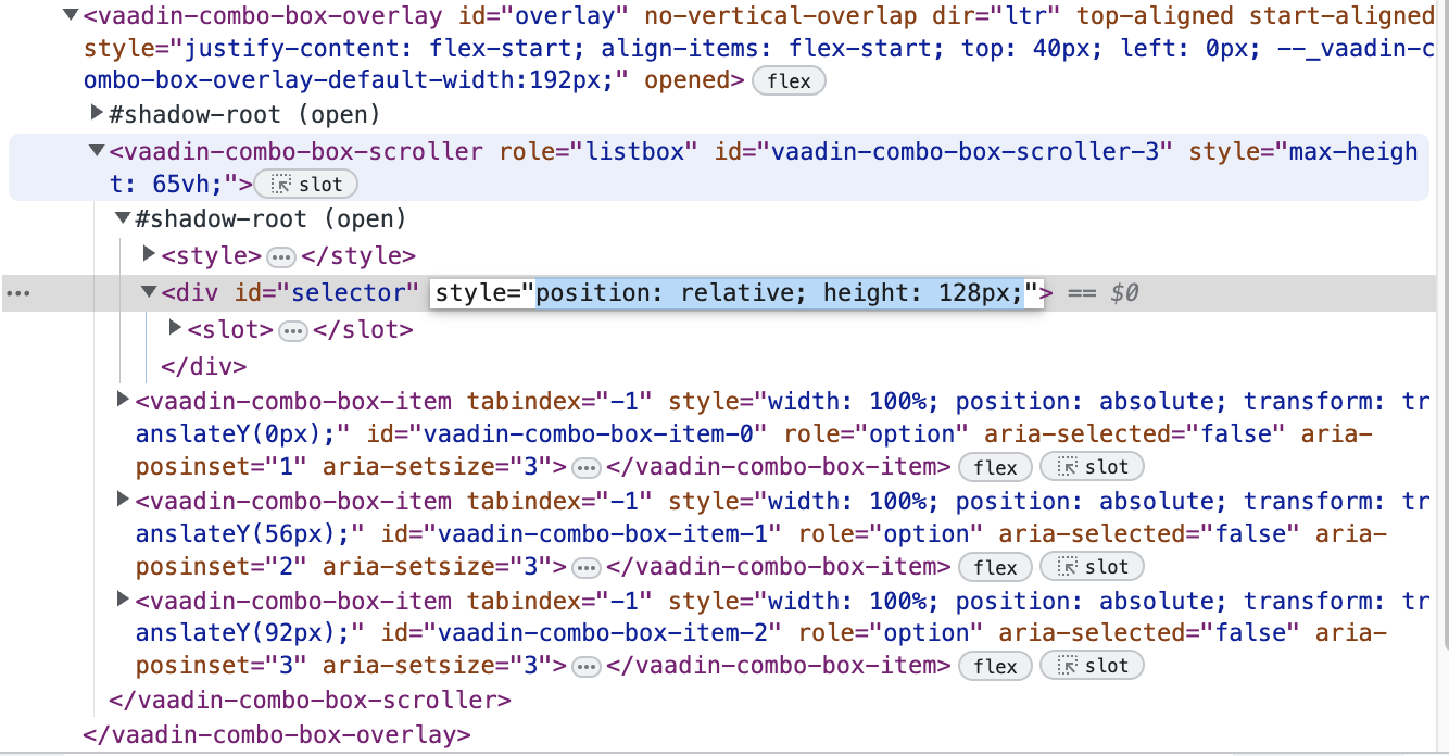 Horizontal scrollbar in in Firefox when used in lit