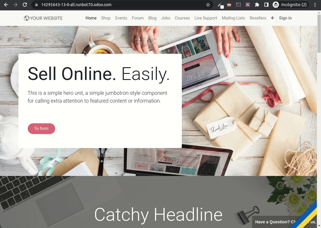 website: overlapping fixed header · Issue #88195 · odoo/odoo · GitHub