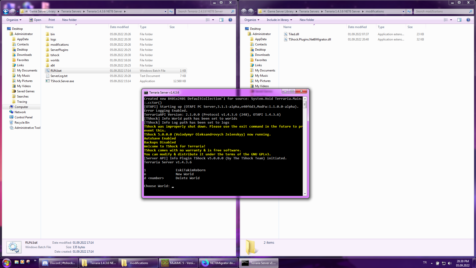 NET6Migrator doesn't work with the latest TShock NET6 beta · Issue #1 ...