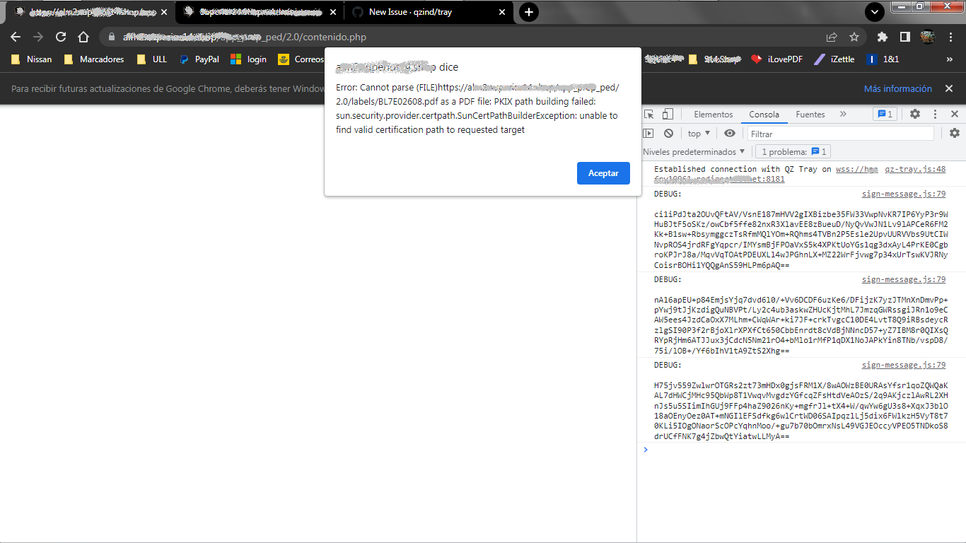 Mistery error (maybe certificates???) · Issue #1069 · qzind/tray · GitHub