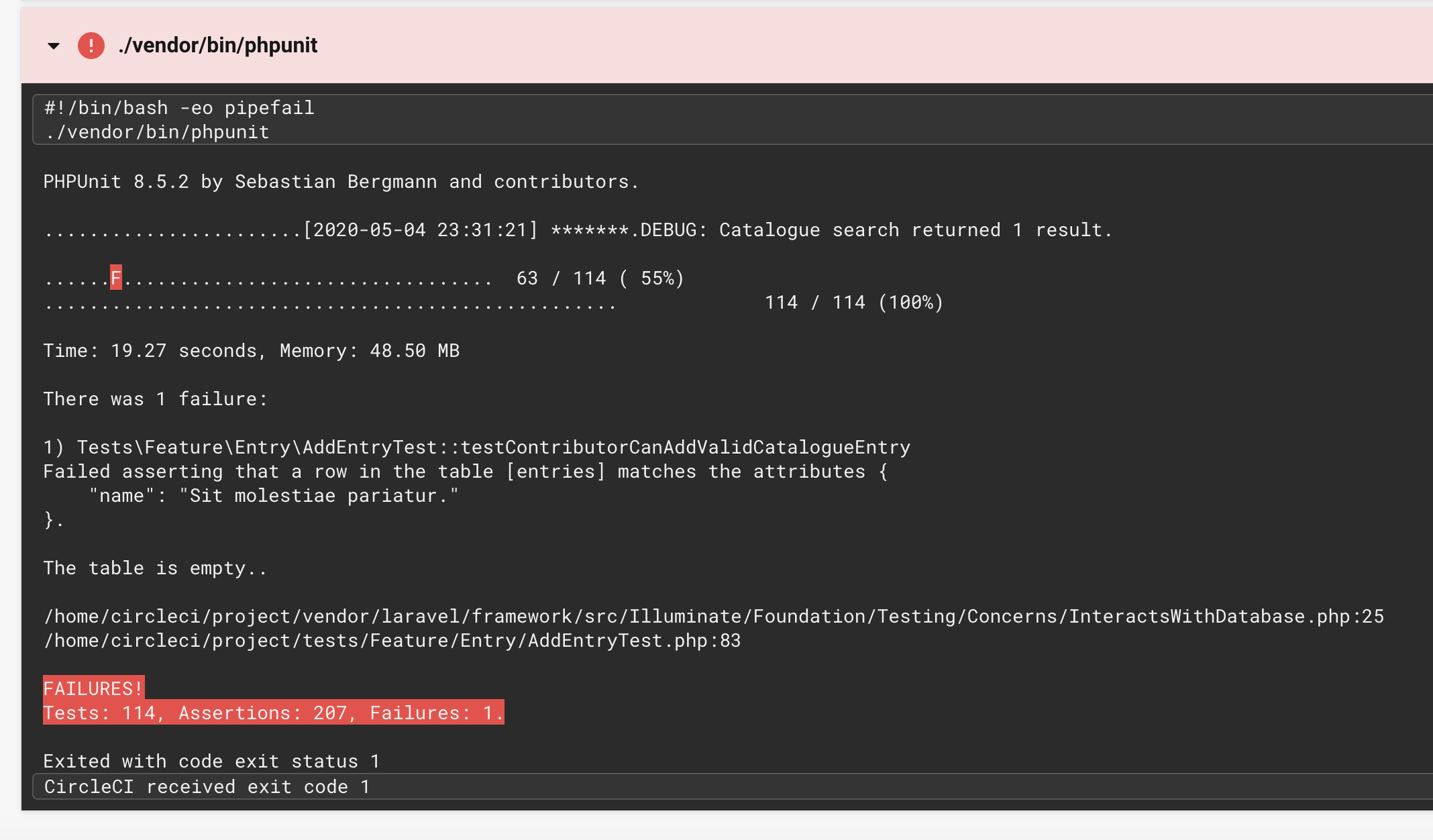 Sporadic test failures · Issue #143 · dof-dss/architecture-catalogue ...