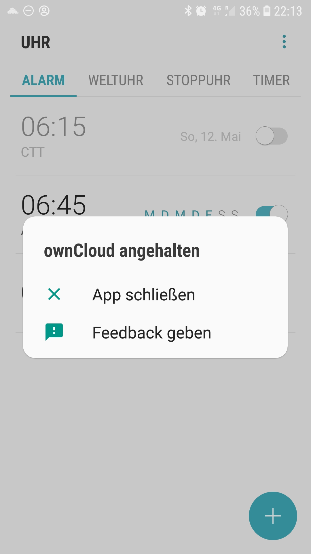 ownCLOUD App Android crashes permanent · Issue #2580 · owncloud/android ...