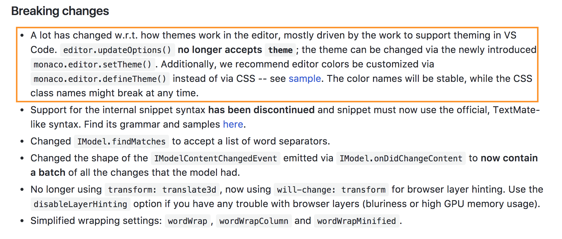 [0.9.0] update theme async · Issue #493 · microsoft/monaco-editor · GitHub