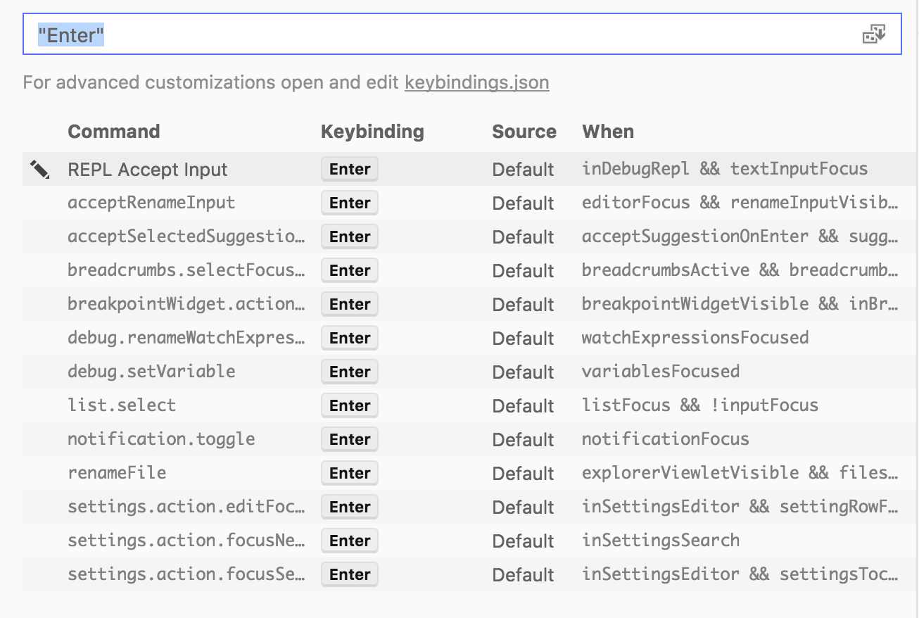Enter Key Not Working On MacOS Issue 53972 Microsoft vscode GitHub