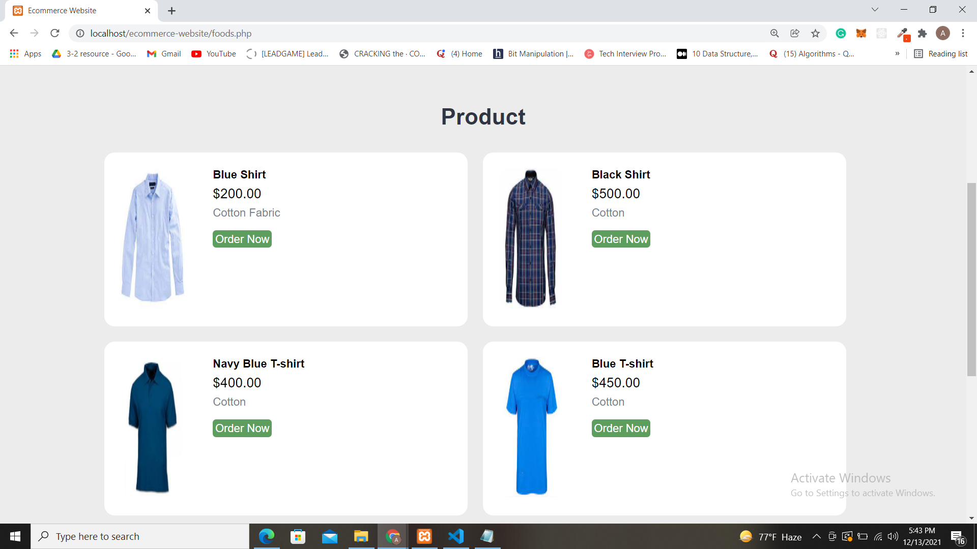 GitHub - arpita-agn/ecommerce-website-final