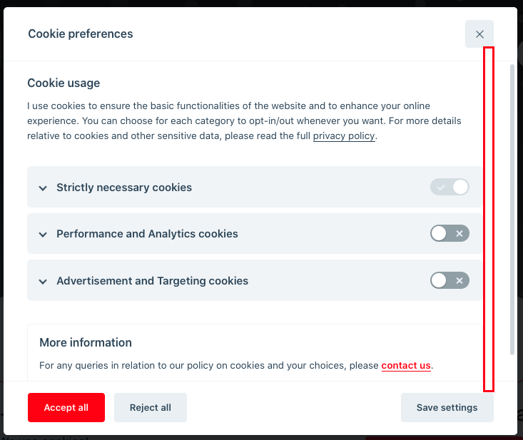 Adopt Firefox's thin scrollbar and add overscrollbehavior · Issue 256