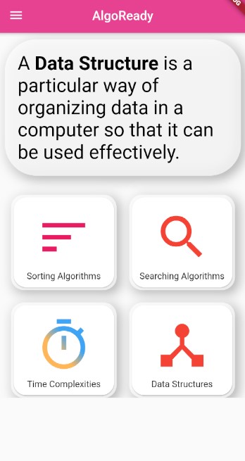 GitHub - ganesspandian2/algo-ready: I built this app using Flutter for ...
