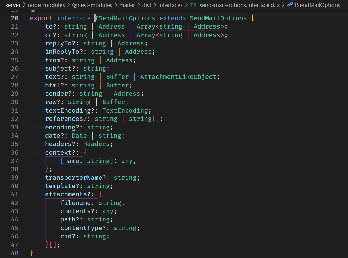 [Feature Request] CC & BCC params on ISendMailOptions · Issue 58