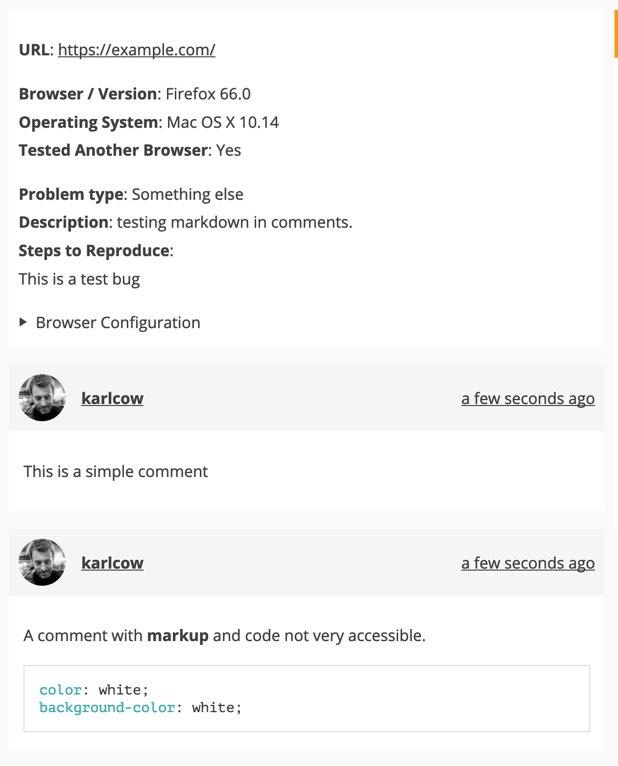 comments are sent as HTML not markdown · Issue #2793 · webcompat ...