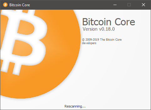 bitcoin qt rescan