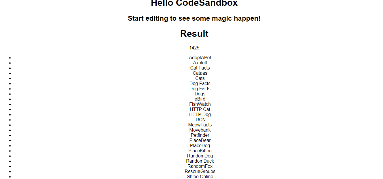 GitHub - ghpr2605/react-integrate-api: Created with CodeSandbox