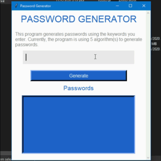 Python-Password-Generator preview