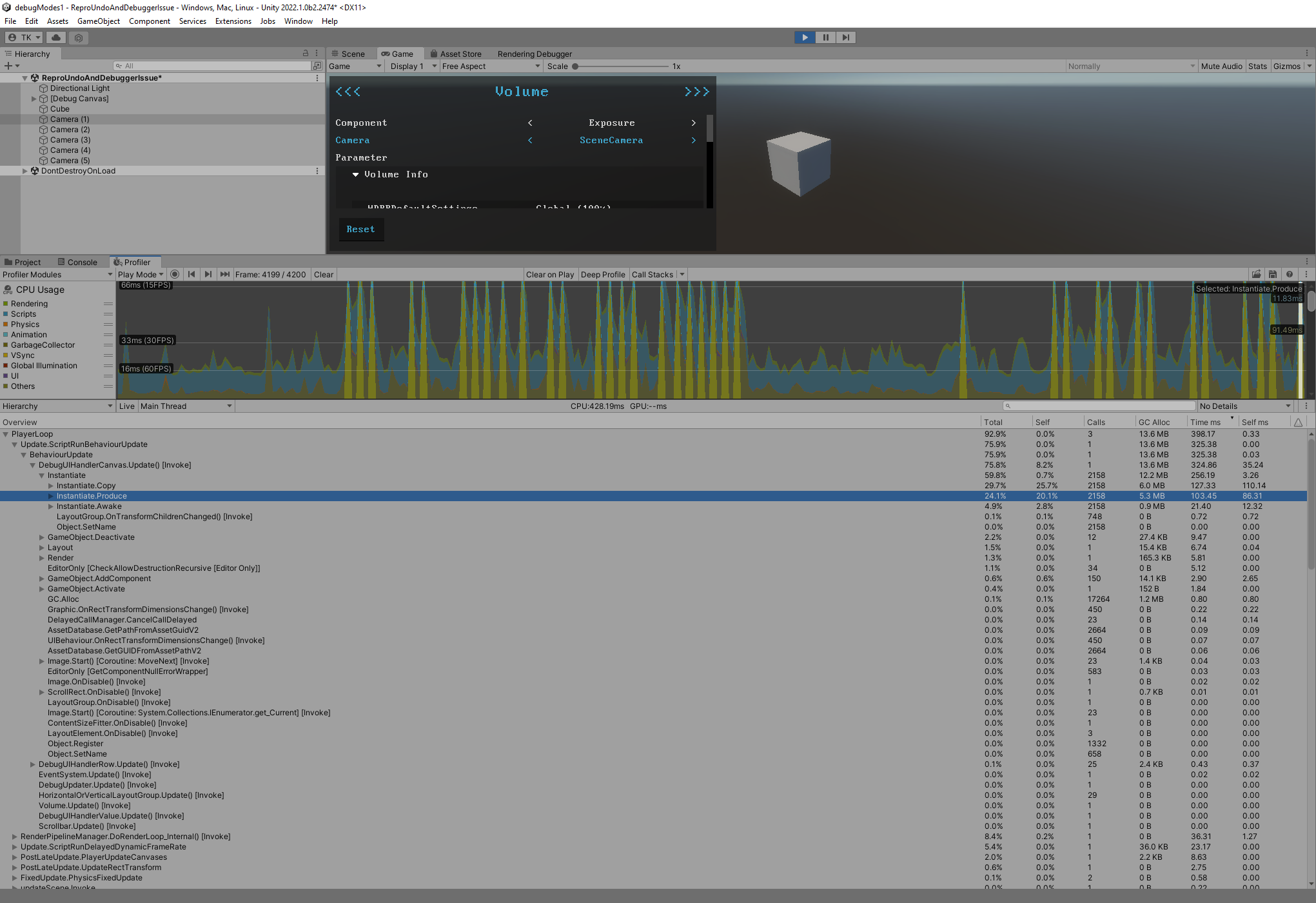 [RPW][1379202] Display correctly the cameras on the Rendering Debugger