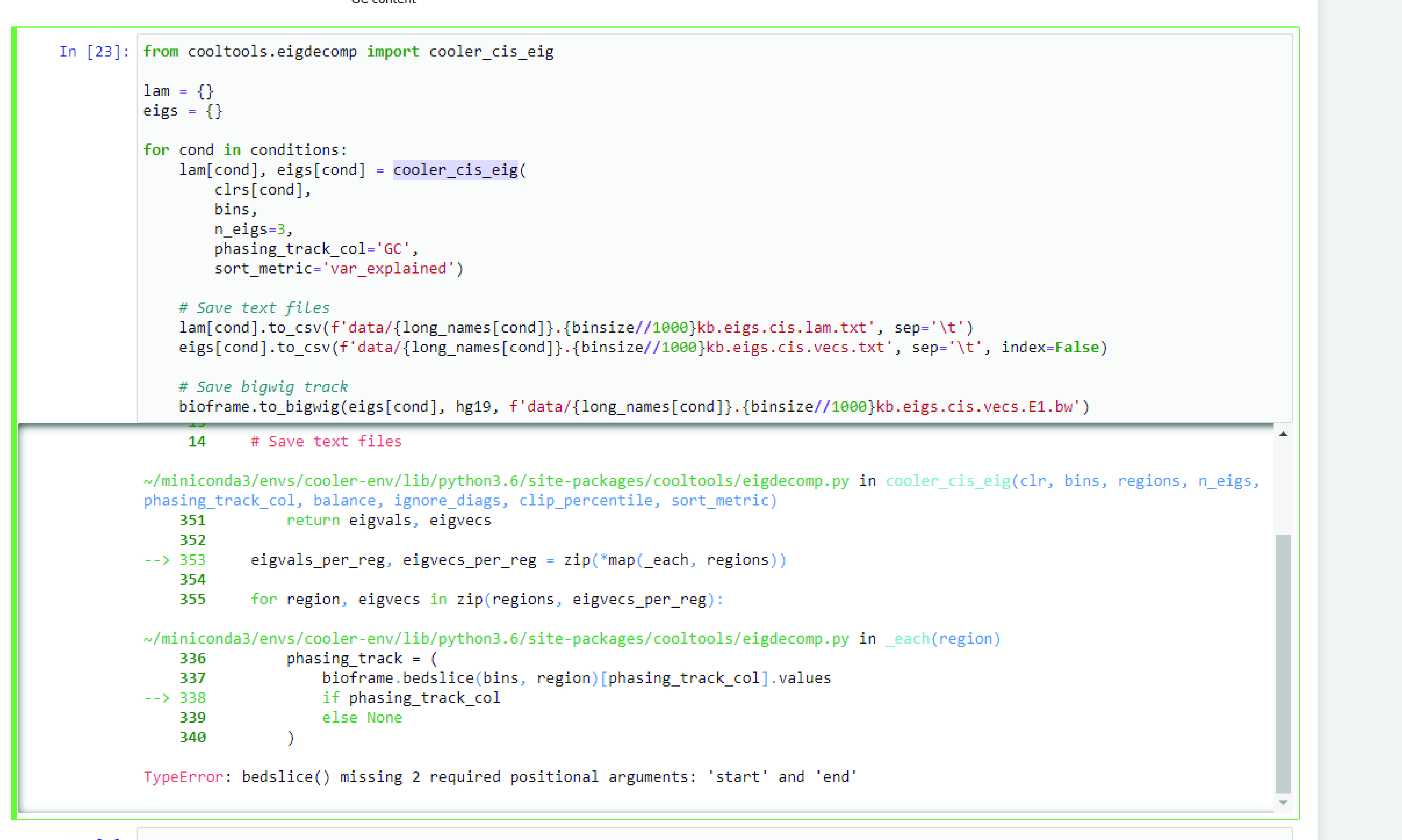 eigendecomp bedslice error · Issue #151 · open2c/cooltools · GitHub