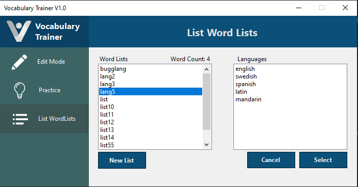 GitHub - SimonNyvall/VocabularyTrainer: Vocabulary Trainer, Console and ...