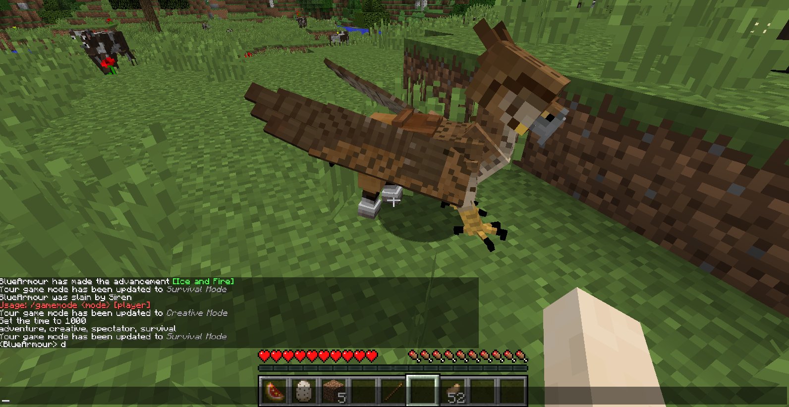 Tamed Hippogryph wont it me ride on it even with saddle. (already