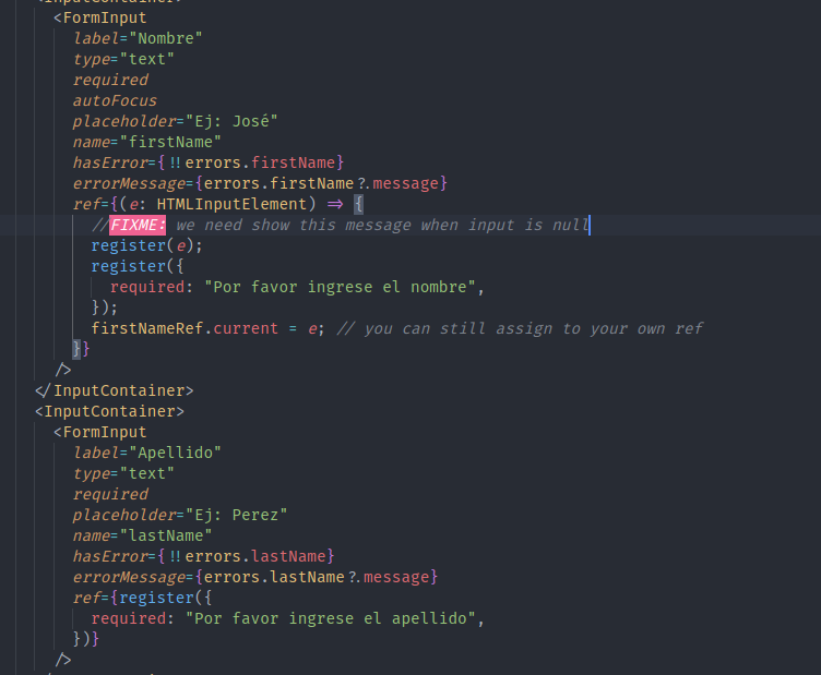 Focus an input · Issue #230 · react-hook-form/react-hook-form · GitHub