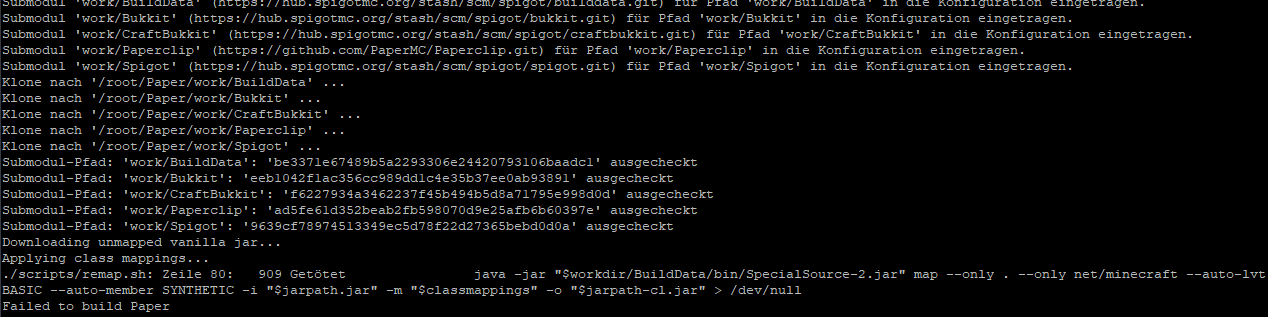 Failed to build Paper · Issue #4148 · PaperMC/Paper · GitHub