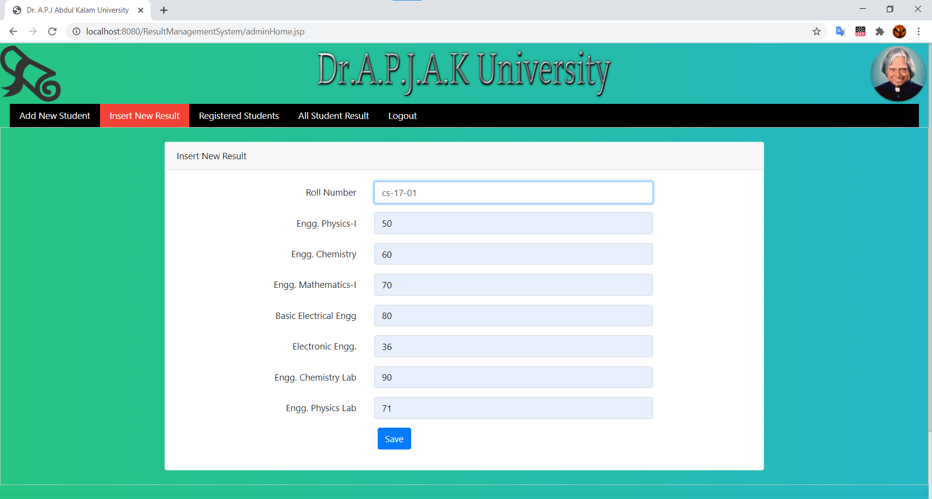 School Result Management System Using Java GitHub - razaaasif/Student-Result-Management-System: Its a Java web ...