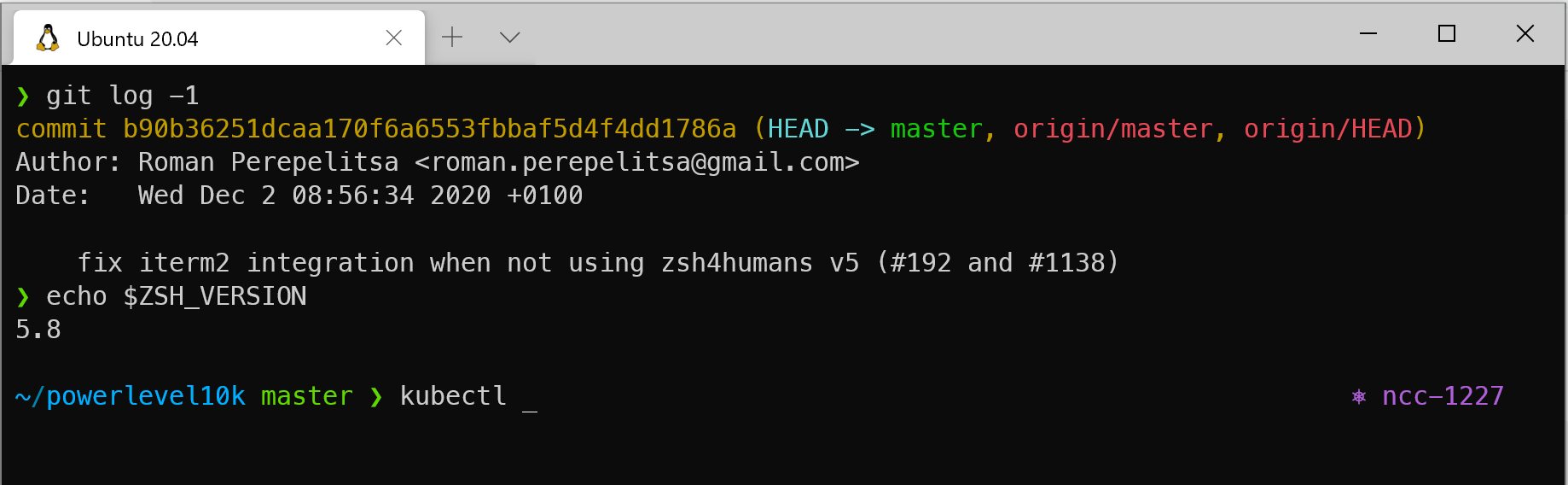 Valid commands don't turn green (right prompt works) · Issue 1148