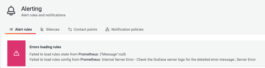 Alerting: "Errors loading rules" with Amazon Managed Prometheus · Issue ...