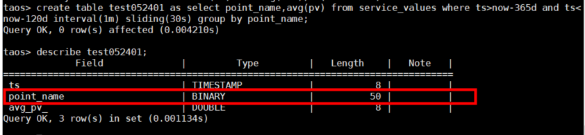 Hope Continuous Query table could be same as super table · Issue #6209 ...