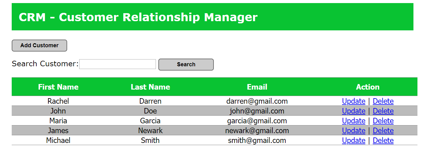 GitHub - bl4keee/CRM-Database-WebApp: 👥 CRM - built with Spring MVC ...
