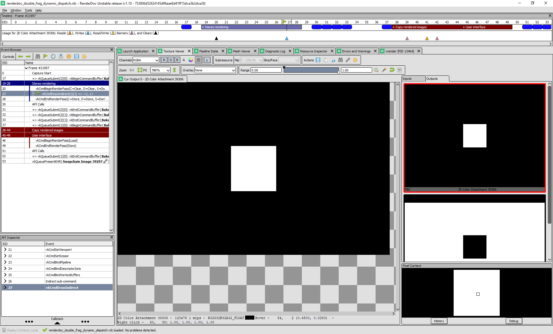 Fragment shader running twice when using vkCmdDrawIndirect · Issue ...