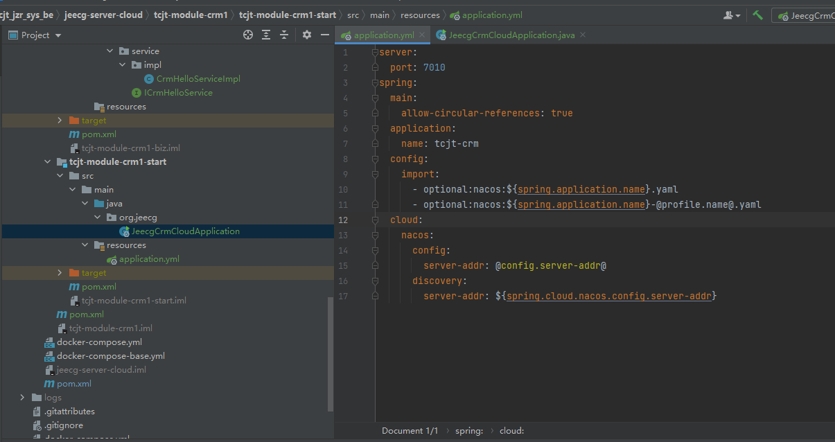 3.4.0部署微服务模块，启动报错 · Issue #3981 · jeecgboot/JeecgBoot · GitHub
